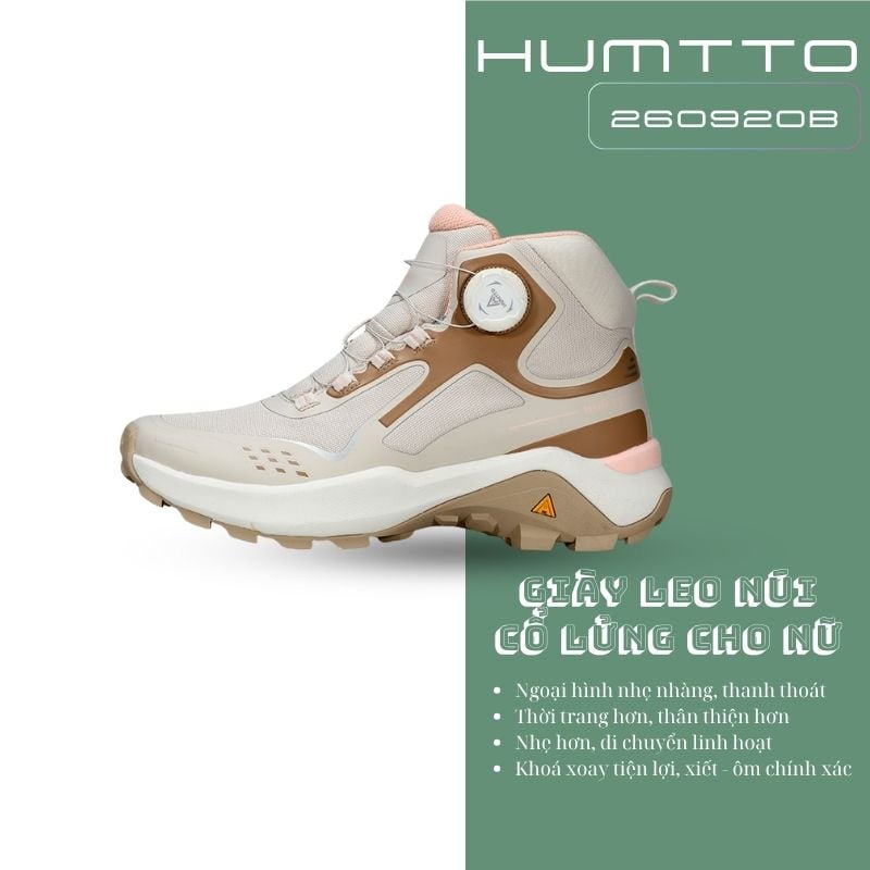 Giày Trekking đường dài nữ Humtto 260920B