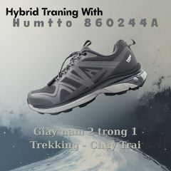Giày nam 2 trong 1 Humtto 860244A - Trekking và chạy Trail