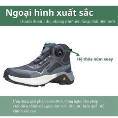 Giày Trekking đường dài nữ Humtto 260920B