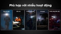 Đèn pin đội đẩu siêu nhẹ Nitecore HA15 UHE 400LM