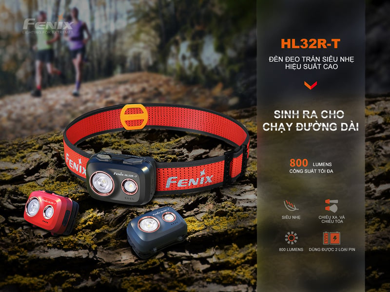 Fenix HL32R-T - Đèn pin đội đầu siêu việt