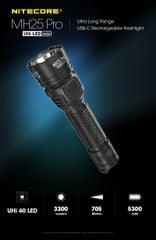 Nitecore MH25 Pro - Đèn pin cầm tay 3300LM với cực ly 750 mét
