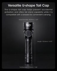 Nitecore MH25 Pro - Đèn pin cầm tay 3300LM với cực ly 750 mét