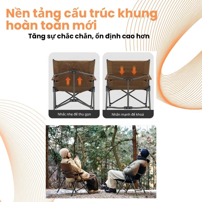 Ghế ngồi Kermit nâng cấp Naturehike CNK2300JJ018 - L04
