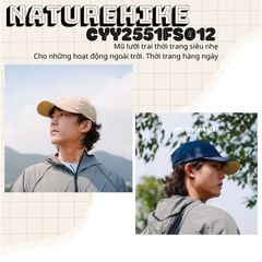 Mũ lưỡi trai thời trang nhẹ Naturehike CYY2551FS012 - Chống nắng UPF50+