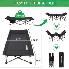 Giường xếp du lịch - cắm trại Naturehike CNK2300WS010