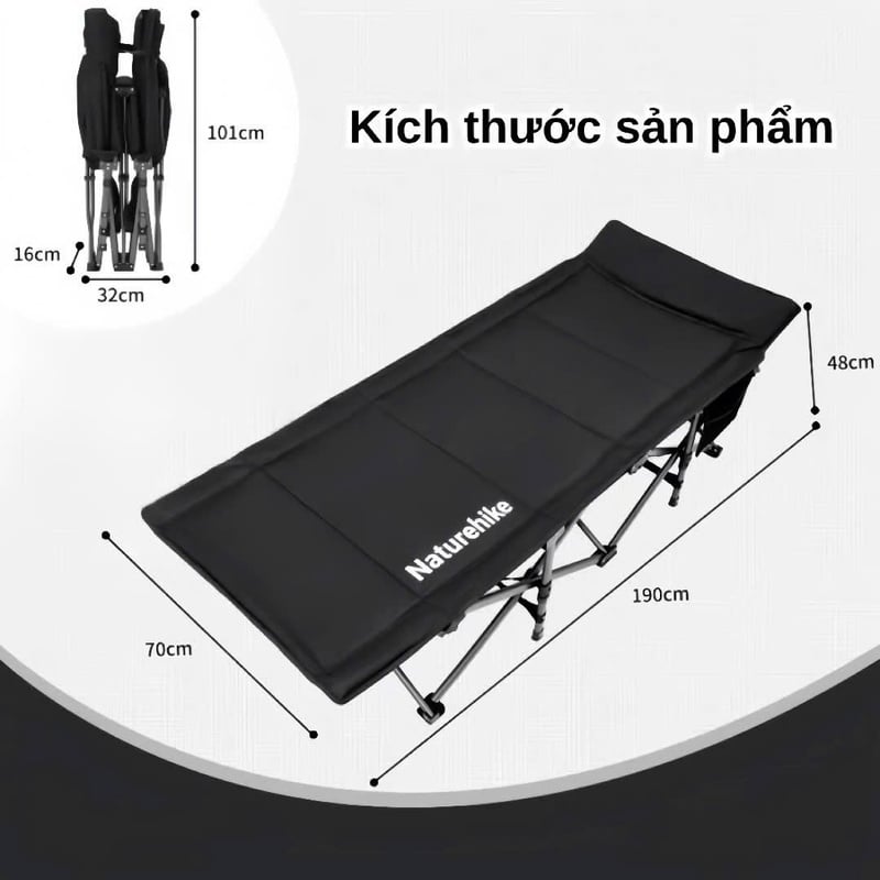 Giường xếp du lịch - cắm trại Naturehike CNK2300WS010
