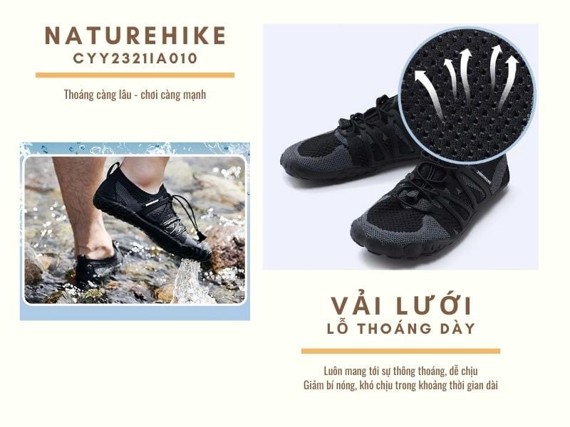 Giày đi nước chống thấm thoáng khí nước Naturehike CYY2321IA010