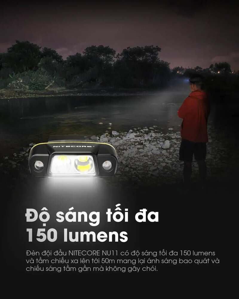 Nitecore NU11 - Sản phẩm đèn pin đế kẹp tiện lợi