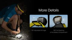Nitecore UT27 Pro - Đèn pin đội đầu chạy trail sáng 800LM
