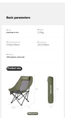 CNK2550JJ019 - Ghế gấp thư giãn Naturehike đa năng