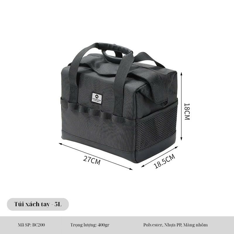 Túi giữ nhiệt thực phẩm Campingmoon - Túi bảo ôn xách tay siêu nhẹ (BC-200 & BC-300)