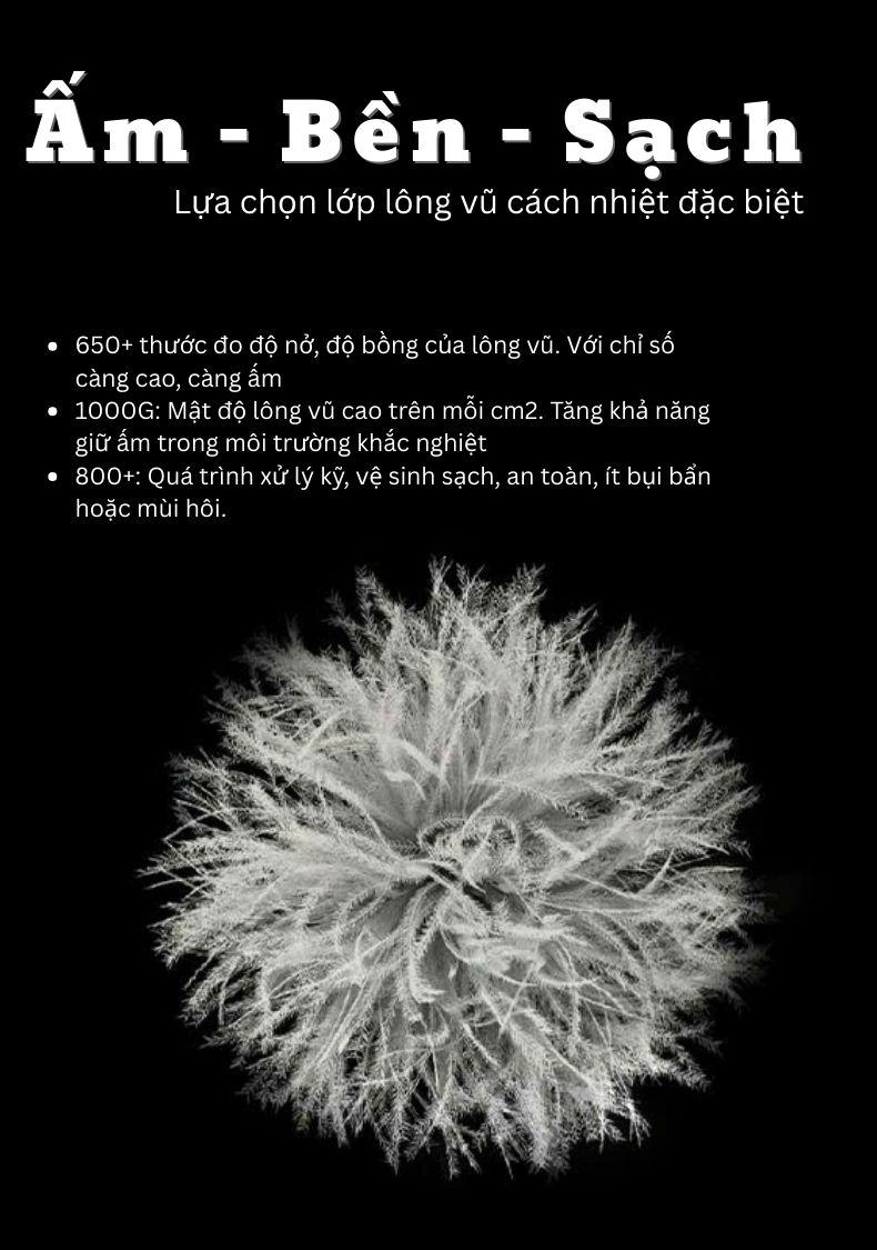 Túi ngủ lông vũ Naturehike cao cấp CNK2550WS014