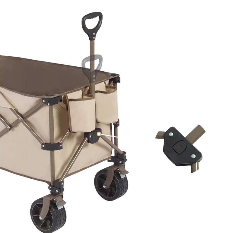 Naturehike NH20PJ009 - Xe kéo đồ cắm trại địa hình có khóa kim loại