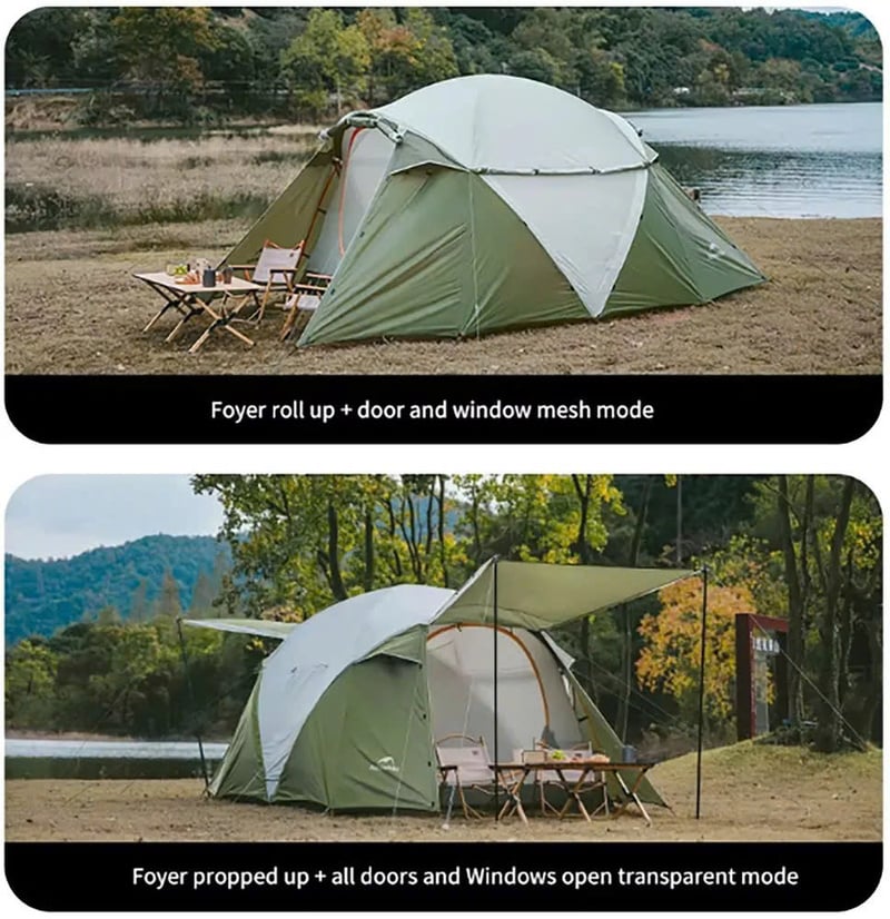 Sản phẩm lều đường hầm - lều gia đình Naturehike CNK2450WS041 - Kola