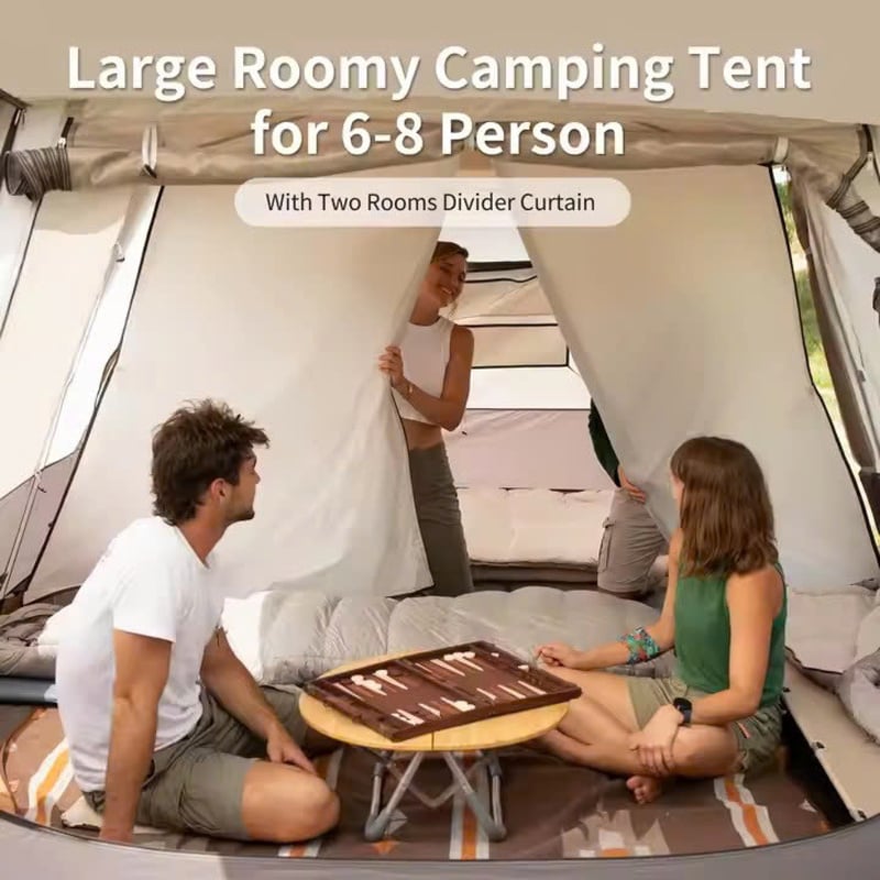 Lều Cabin cho nhóm 08 người - 02 gia đình Naturehike CNK2350WS016