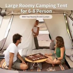 Lều Cabin cho nhóm 08 người - 02 gia đình Naturehike CNK2350WS016