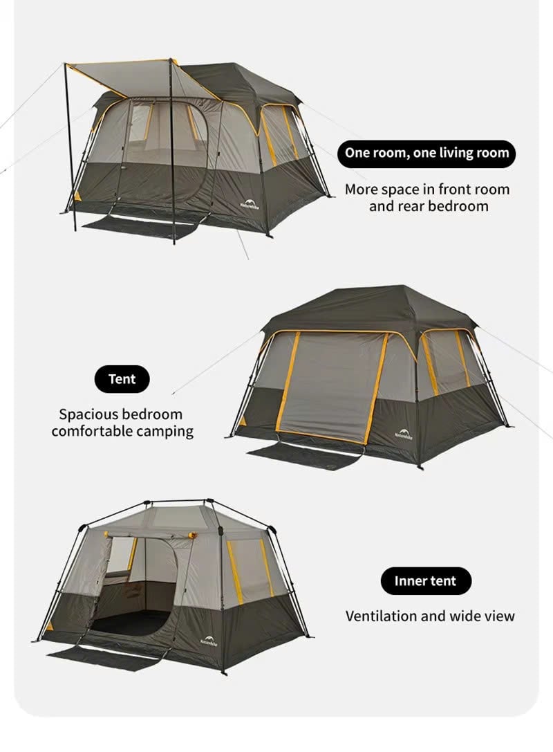 Lều gia đình 04 người Naturehike CNK2450WS037 - Cape 5.2