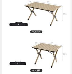Bàn nhôm xếp gọn Naturehike CNK2550JJ018 - Mặt bàn cuộn trứng gấp gọn