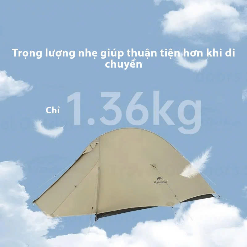 Lều siêu nhẹ Cloud Up Pro Naturehike CNK2350WS020 - Lều leo núi chuyên nghiệp