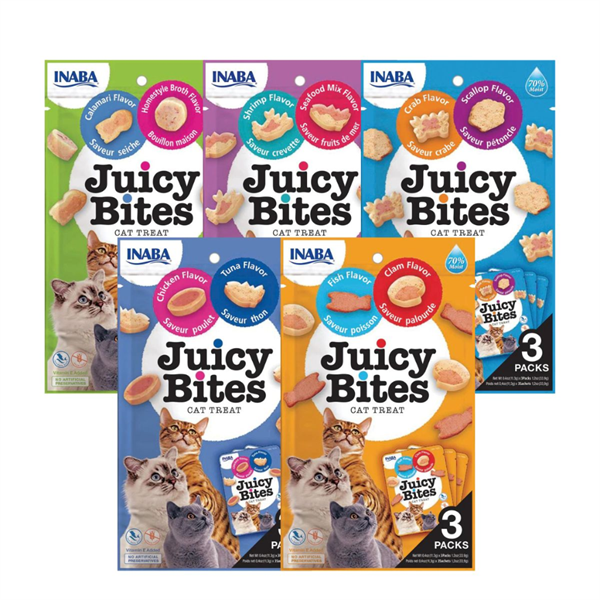Inaba Juicy Bites Bánh Thưởng Viên Mềm Cho Mèo 33.9g