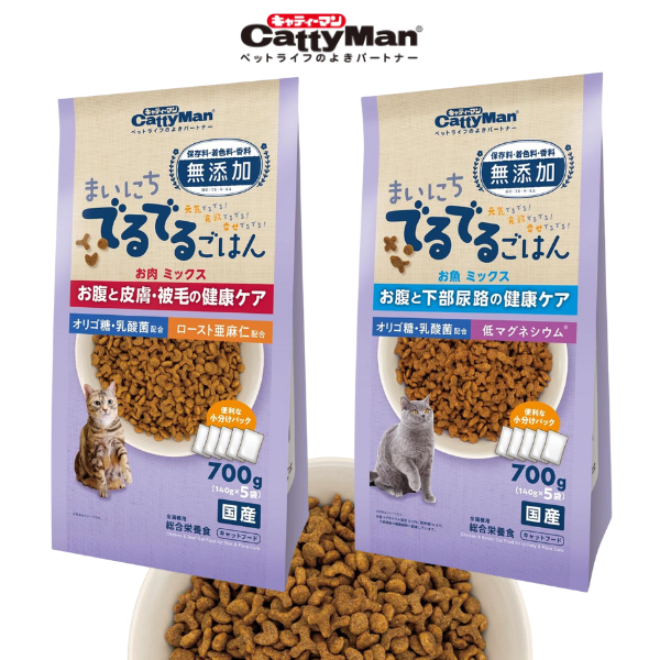 Thức ăn hạt CattyMan cho mèo mọi lứa tuổi, chăm sóc tiết niệu và đường ruột