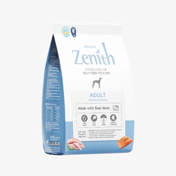 Zenith Dog Adult Original Chicken & Salmon 1.2kg Thức ăn mềm thịt gà & bò cho chó lớn