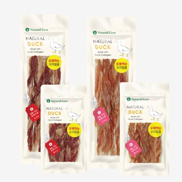 Natural Core Snack Chó Thịt Cuộn Gân Vịt 80g