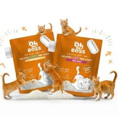 Oh My Boss Natural Cat Litter - Cát vệ sinh hưỡu cơ cho mèo 2.5kg / 6L