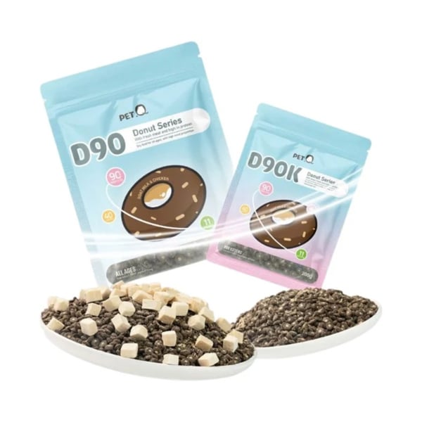 Pet.Q Donut Series 200g - Hạt nhân thịt gà cho mèo