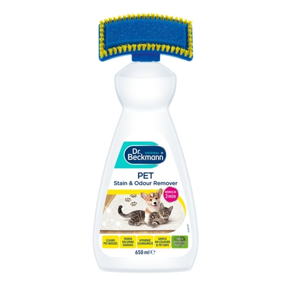 Dr. Beckmann Pet Stain & Odour Remover 650ml - Dung dịch tẩy vết bẩn & khử mùi thú cưng