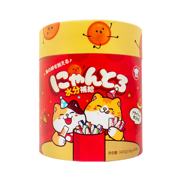 Hũ lớn 100 cây Súp thưởng Hell's Kitchen Nyantoro Add Cod Egg 14gx100 Trứng Cá cho mèo