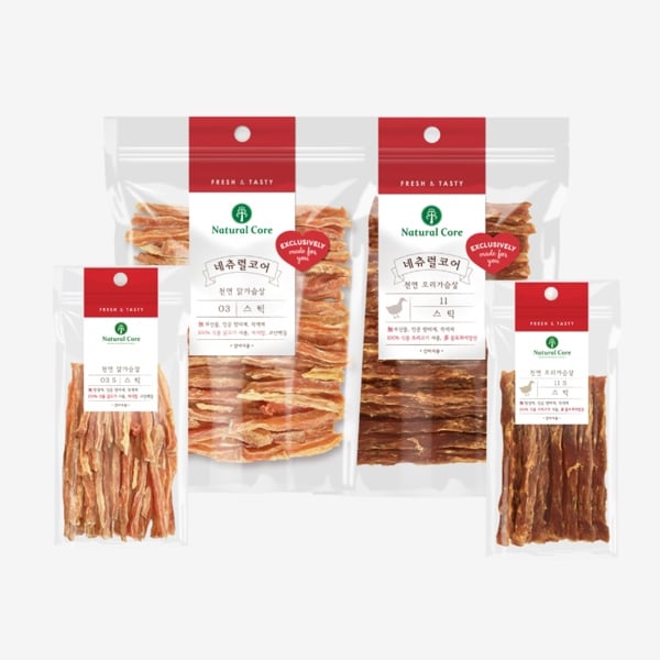 Natural Core Snack Thưởng ăn vặt cho Chó Thịt ức sấy