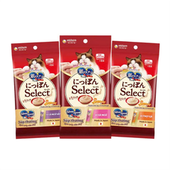 Unicharm Silver Spoon Treats Japan Select Tororich Súp Thưởng Cho Mèo Dạng Thanh 6gx8