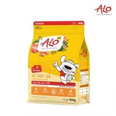 ALO Dog ​​All Life Stages 400g Thức ăn hỗn hợp cân bằng dinh dưỡng cho chó vị thịt gà