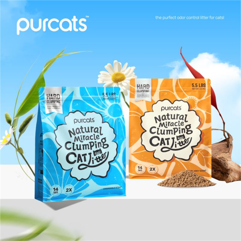 Cát Sắn cho Mèo Cature Purcats Natural Miracle Clumping 2.5kg