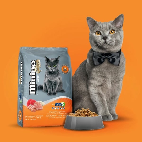 Minino Plus® Adult Chicken-Fish-Rice - Hạt cho mèo trưởng thành Vị Gà, Cá Và Gạo