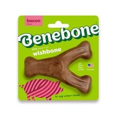 Đồ chơi hương thịt xông khói Benebone Bacon Wishbone <7kg Tiny Dog Chew