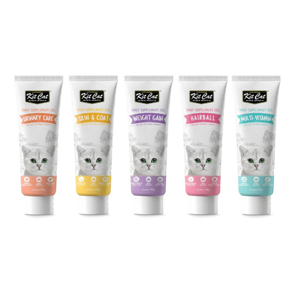 Kit Cat Daily Supplement Gel 120g - Gel hỗ trợ và ngăn ngừa búi lông