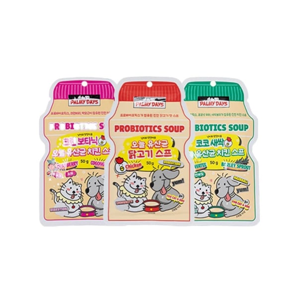 Palmydays Probiotics Chicken Soup 50g Súp gà men vi sinh cho chó, mèo