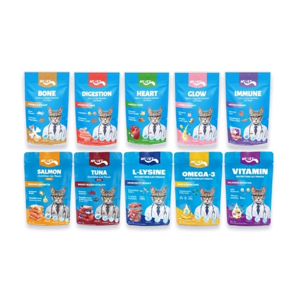 Mr.Vet Nutrition Cat Pouch 70g - Pate dinh dưỡng cho mèo