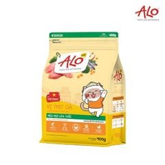 ALO Cat ​​All Life Stages 400g Thức ăn hỗn hợp cân bằng dinh dưỡng cho mèo vị thịt gà
