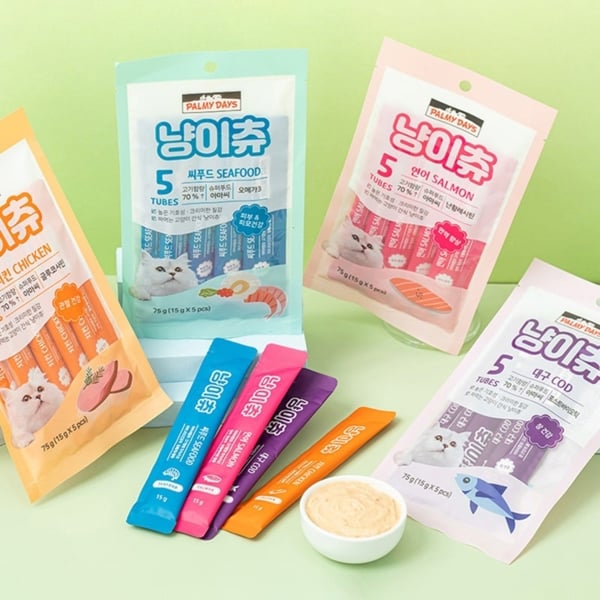 The Palmy Days Lickable Cat Treats 75g Súp Thưởng Cho Mèo