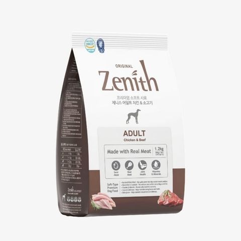 Zenith Dog Adult Original Chicken & Beef 1.2kg Thức ăn mềm thịt gà & bò cho chó trưởng thành