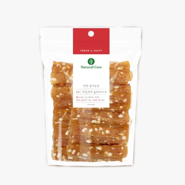 Natural Core Snack Chó Gà Sấy Phô Mai 180g