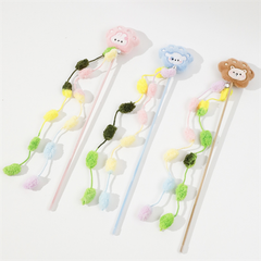 Cần câu mèo màu sắc 40cm