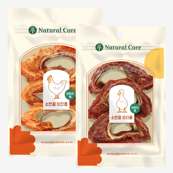 Natural Core Snack thưởng cho chó Thịt Cuộn Sụn Bò 65g