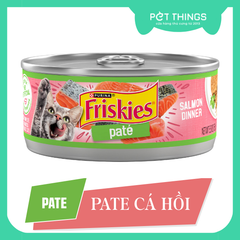 Thức ăn Pate cho Mèo Friskies Paté Salmon Dinner 156g