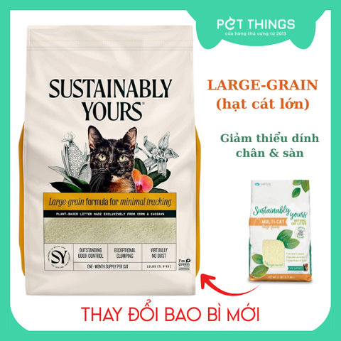 Cát vệ sinh Bắp Ngô Petfive Sustainably Yours Hạt Lớn (Large Grain)