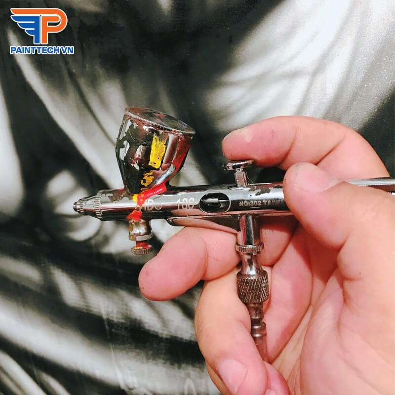 Airbrush bút vẽ mỹ thuật HD-180